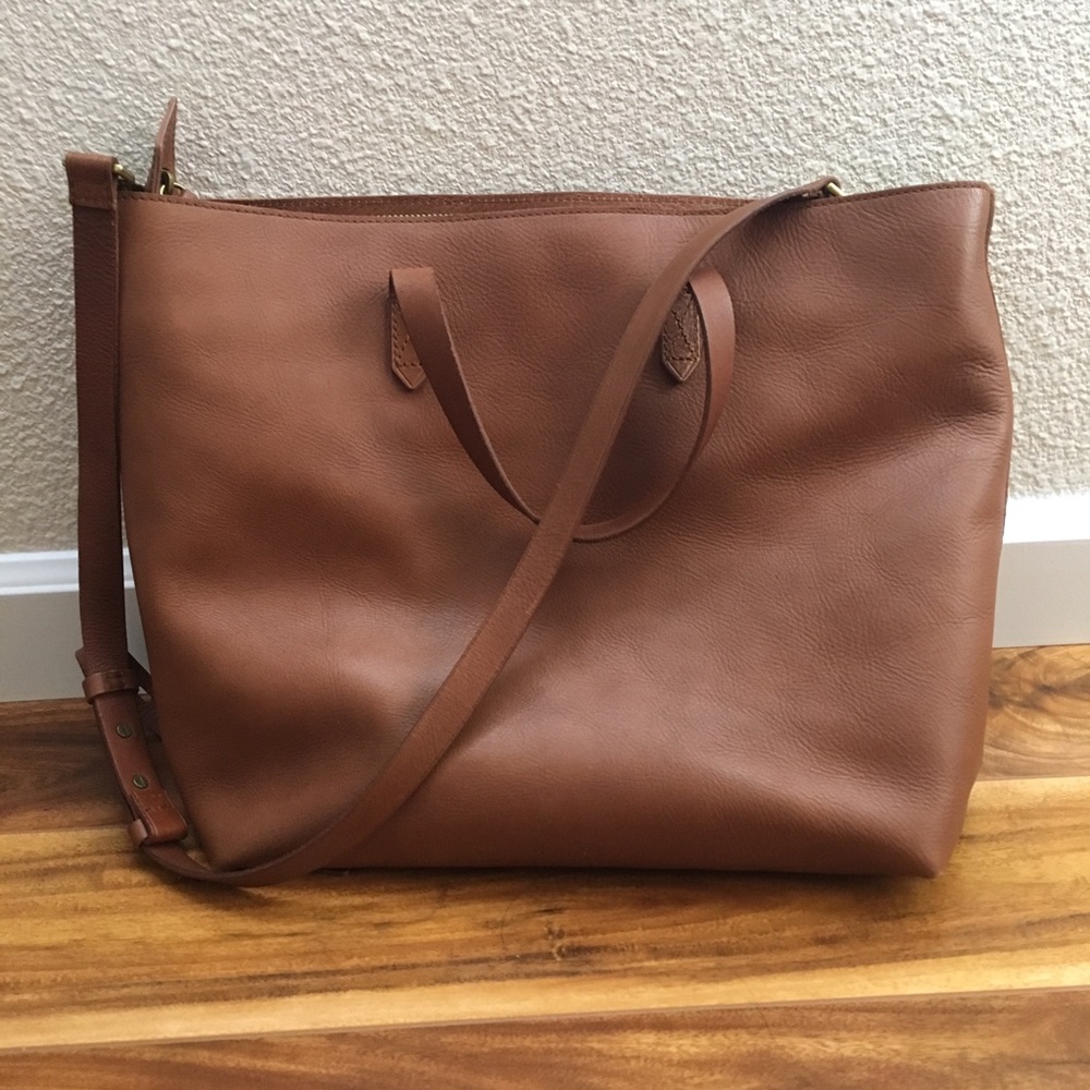Madewell zip top tote